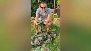 Cleaning Military Surplus How I mitigate surplusmildew smell and refresh camping amp military gear [upl. by Amoeji105]