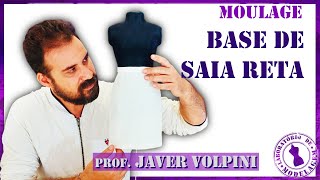 Base de saia reta – moulage [upl. by Venus]