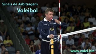 Sinais e gestos da arbitragem no Voleibol [upl. by Trumann]