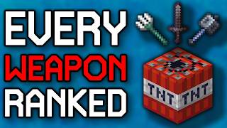 Ranking EVERY Weapon in Minecraft [upl. by Gnoy330]