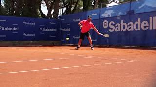 Fernando Verdasco practicing ground strokes [upl. by Lecia]