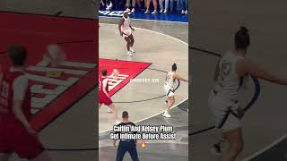 Caitlin Clark And Kelsey Plum Get Close 🔥caitlinclark wnba basketball [upl. by Rehotsirk]