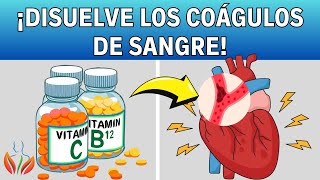 Las 6 Vitaminas Esenciales Principales Para DISOLVER LOS COÁGULOS DE SANGRE  Vida Saludable [upl. by Dnalyag580]