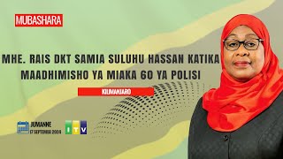 🔴RAIS DK SAMIA KATIKA MAADHIMISHO YA MIAKA 60 YA JESHI LA POLISI [upl. by Saunder]