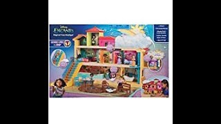 Disney Encanto mágica Madrigal House playset com bonecos Mirabel e 14 acessórios [upl. by Inalan]