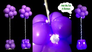 Lighted Topiary Balloon Column Tutorial [upl. by Bigelow932]