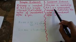 How To Calculate Simple and Compound Interest [upl. by Rot]