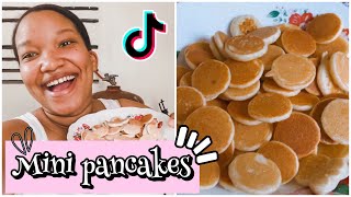 🥞Cómo hacer PANCAKES CEREAL Mini Pancakes 😍🤤 Receta VIRAL de TIKTOK [upl. by Nylsej356]