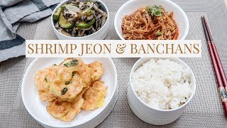 Shrimp Jeon amp Banchans Special Set Menu [upl. by Daney]