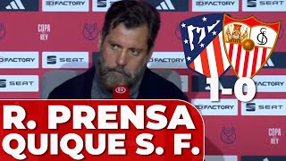 QUIQUE SÁNCHEZ FLORES Y la ATÍPICA rueda de prensa quotNo se debía JUGARquot [upl. by Gromme50]