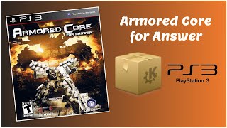 Armored Core for Answer PKG PS3 [upl. by Langelo]