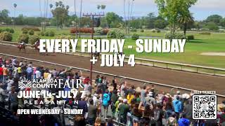 2024 Alameda County Fair Horse Racing During Fair [upl. by Nnayllek248]