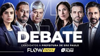 DEBATE FLOW NEWS  PREFEITURA DE SÃO PAULO COMPLETO FN [upl. by Nigem]