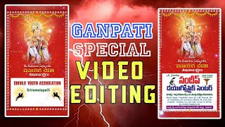 🙏vinayaka chavithi business wishes video editing in mobile  ganpati bappa special status video [upl. by Aracot]