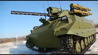 Uran9 – dron samobieżny UCGV unmanned combat ground vehicle [upl. by Nuhsed666]