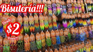 Bisutería artesanal desde 2 pesos 100 Mexicana la más barata de México aretes gargantillas collares [upl. by Nylrad529]