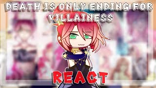 Death is the only ending for the villainess react  Смерть единственный конец для злодейки Gacha [upl. by Attenal]