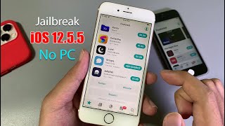 How to Jailbreak iOS 1255 on iPhone 66plus5s No Computer Required [upl. by Sacksen714]