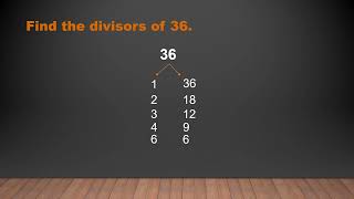 Divisors Math Gr5 [upl. by Annael415]