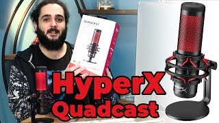 HyperX Quadcast Mikrofon İnceleme Yayıncılar için Tasarlanmış [upl. by Edmond526]