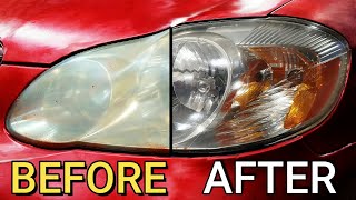 How To Restore Your Headlights  BEST RESULTS [upl. by Anialam]