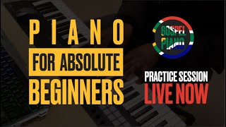 Exercises 7th Chord Arpeggios for beginners Live Piano Practice Hour [upl. by Kcirej]