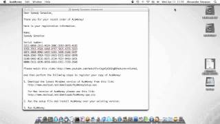 AceMoney Installation and Registration on Mac OS X [upl. by Aydan723]