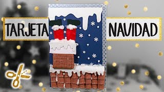 6 Tarjetas DIY para regalar en NAVIDAD  Tarjeta de Felicitación XL [upl. by Elissa81]