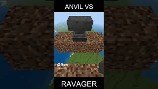 Anvil Vs A Ravager In Minecraft [upl. by Eram711]