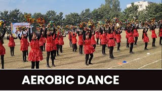 Aerobic dance Mmis Mullana school sports day dance [upl. by Neelav159]