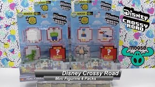 New Disney Crossy Road Mini Figurines  4 Packs By Moose Toys [upl. by Maclaine]