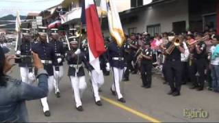 BANDA DE MUSICA DE LA POLICIA NACIONAL DE PANAMA BOQUETE 28 DE NOVIEMBRE DEL2010 PARTE 6 [upl. by Anoed]