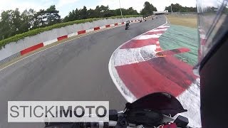 Motorcycle Racing Circuit Zolder Onboard auf der Ducati Monster 796 auf der Rennstrecke [upl. by Ru]