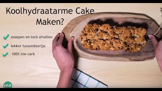 KOOLHYDRAATARME CAKE  Mas All Time Favorite  Recept met Appel amp Noten [upl. by Jaquiss446]