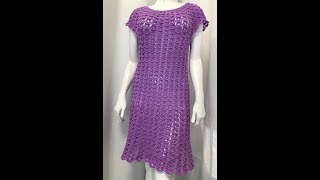 Vestido Crochet talla Mediana paso a paso cc [upl. by Brackely]