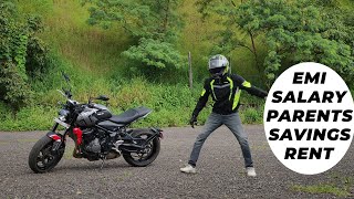 The Superbike Dream of A Middle Class Indian  Triumph Trident 660 Review [upl. by Sibie]