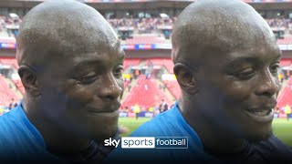 quotMy last kick of a ball was at Wembleyquot 😓👏 Adebayo Akinfenwa bids emotional farewell at Wembley [upl. by Wilkey]