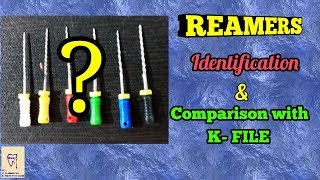 Reamers used in RCT  Identification and color coding of Reamers  Comparison [upl. by Zeiler]