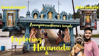 Horanadu Annapoorneshwari Temple Ganesha amp Jain Temple Exploring Vlog horanadu [upl. by Cousin]