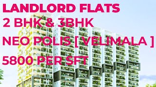 LAND LORD FLATS  2BHK amp 3BHK GATED COMMUNITY FLATS  GACHIBOWLI  VELIMALA  FINANCIAL DISCTRIC [upl. by Efar762]