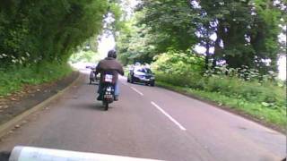 VMCC Banbury run 2011 sunrising to Kineton on 1926 ajs 350 [upl. by Ettenwad]