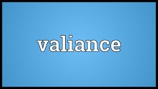 Valiance Meaning [upl. by Wagstaff7]