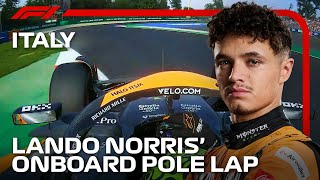 Lando Norris’ Pole Lap  2024 Italian Grand Prix  Pirelli [upl. by Jecon]