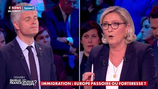 Clash entre Laurent Wauquiez et Marine Le Pen [upl. by Mittel]