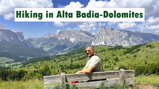 Hiking from Corvara in Alta Badia  South Tyrol Dolomites Italy Ideal mountain holiday destination [upl. by Ecinehs]