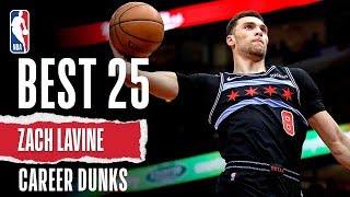 Zach Lavines BEST 25 Dunks  NBA Career Highlights [upl. by Imotih]