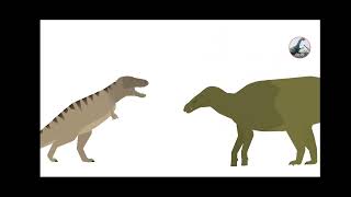 trex vs shantungosaurussticknodes animations [upl. by Filler]