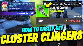 How to EASILY Hit opponents with Cluster Clingers LOCATION  Fortnite Chapter 5 Quest [upl. by Sheaff]