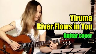 River Flows in You  Yiruma  На гитаре  разбор [upl. by Yerocal68]