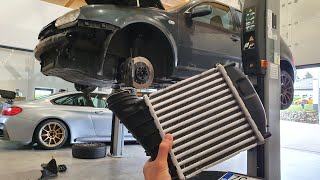 Leaking Intercooler Replacement amp Dyno  Gains [upl. by Anawik]